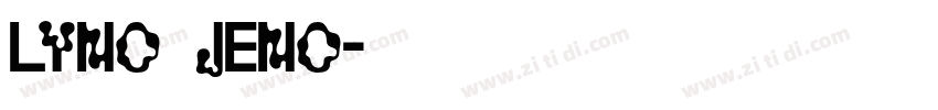 lyno jeno字体转换